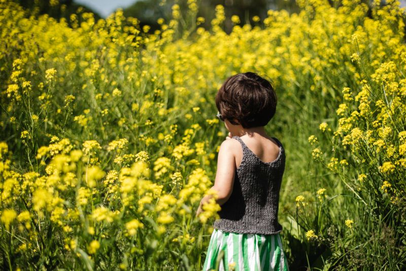Nordisk sommertopp barn garnpakke
