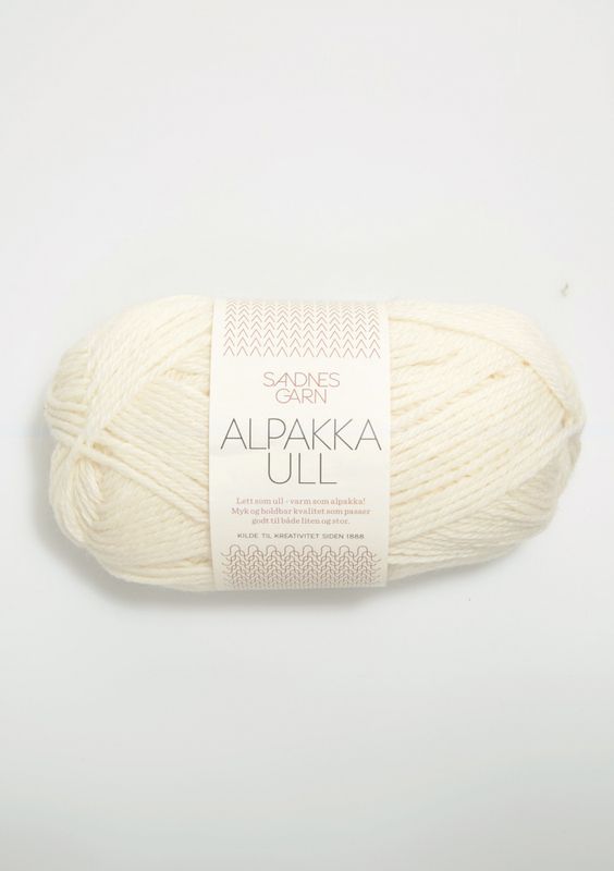 Alpakka Ull - utgående farger