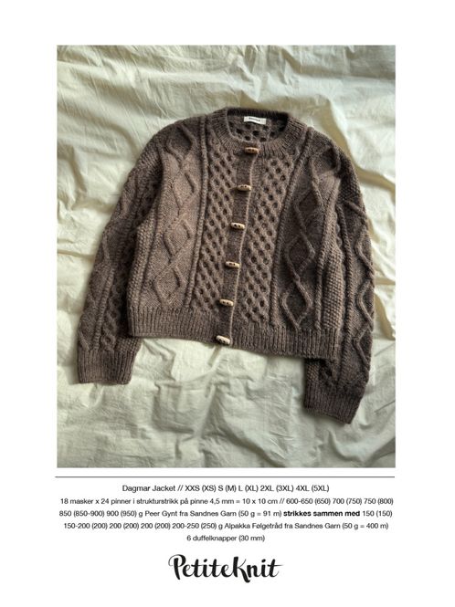 Hovedbilde Dagmar Jacket oppskrift