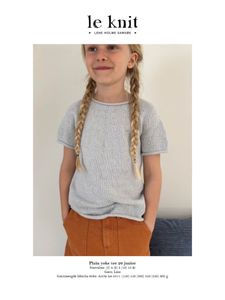 Hovedbilde Plain Yoke Tee 20 junior oppskrift