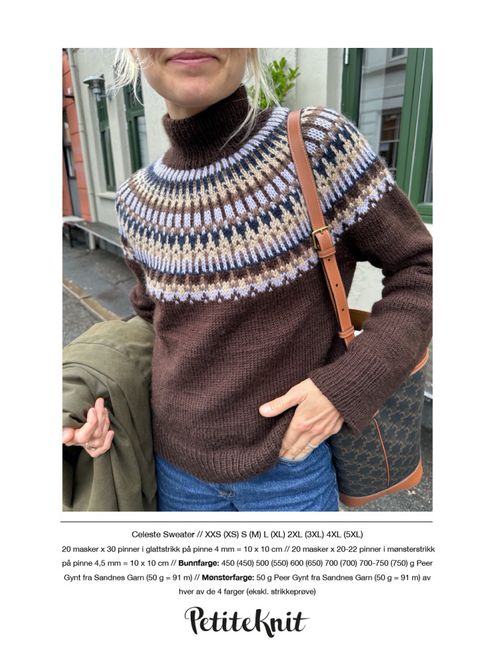 Hovedbilde Celeste Sweater oppskrift