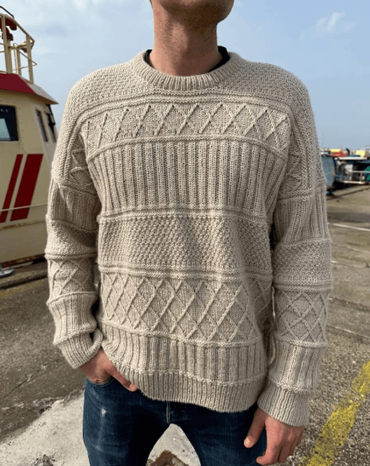 Hovedbilde Ingrid sweater man oppskrift