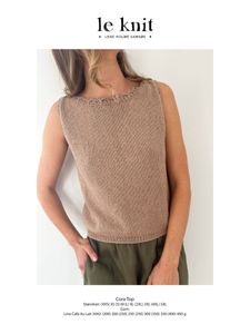 Hovedbilde Cora Top oppskrift