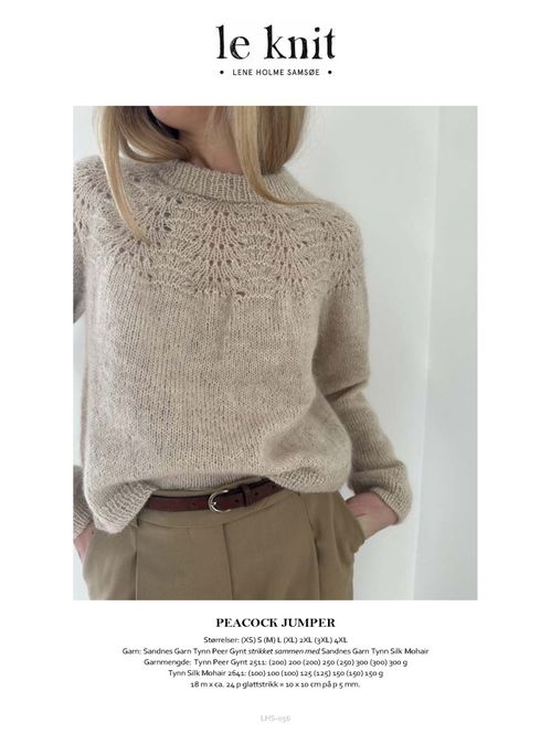 Hovedbilde Peacock Jumper oppskrift